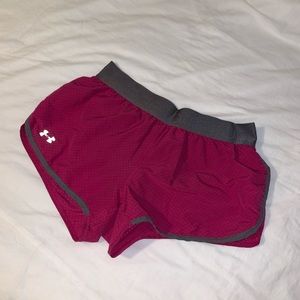 Under Armor Shorts Pink/ Magenta Size Small